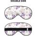 SSIMOO Beautiful Grape Leaves Sleep Mask | Adjustable & Breathable Eye Mask for Comfortable Sleep | Fashionable Black Design - International Shipping Available - Buy Online on GoSupps.com