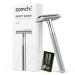 Two -razor razor plane for men or women metal razors with 5 stainless steel blades environmentally friendly razor (silver) silver