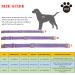 YUDOTE Ultra-Soft Dog Collar for Medium Dogs - Natural Cotton Cord Sensitive Skin Lilac M (1 Pack) - International Shipping Available - Buy Online on GoSupps.com