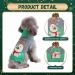 Shop Christmas Dog Sweater | Warm Turtleneck Knitwear for Puppies | Gray-Green Moose XXS - Buy Online on GoSupps.com