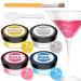 Edible glitter - 4 colors of edible glitter for drinks food coloring powder for cake accessories butter cream drinks cocktails fondant 100% edible odorless vegan gluten -free - 5G