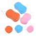 Buy Housoutil 3pcs Shower Bath Sponge Set - Thick Loofah Scrubber for Body | Natural Foam Bathing Pouf - Buy Online on GoSupps.com