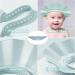 Adjustable Baby Shower Hood - Shell-Shaped Hair Wash Protector Visor for Children | Shampoo Shield for Eyes Ears & Face | Blue - Buy Online on GoSupps.com