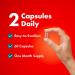 Red Yeast Rice 1200mg with CoQ10 & Niacin | 120 Vegetarian Capsules | Non-Irradiated | Citrinin Free | Supports Healthy Cholesterol & Cardiovascular Health - Buy Online on GoSupps.com