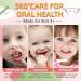 Kids Foaming Toothpaste for U-Shaped Toothbrush - Natural Formula for Deep Gum Cleaning - Strawberry & Blueberry Flavor - Buy Online on GoSupps.com