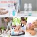 30 Pack 2oz Foam Soap Dispensers Bottles with Pump - Refillable Mini Travel Size for Hand Sanitizer, Lash Shampoo, Liquid Cleaning - Clear - Buy Online on GoSupps.com