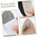 Buy Wear-Resistant Heel Pads | 2 Pairs Convenient Heel Liners & Cushions for Big Shoes - Replaceable Heel Stickers for Women - Buy Online on GoSupps.com