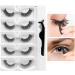 Stick Eyelashes - 5 Pairs Glueless Lashes Fake Eyelashes | Natural Glueless Lashes Waterproof Fake Lashes for Makeup Beginners Beauty Lovers - Buy Online on GoSupps.com