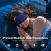 Bluetooth Sleep Headphones Eye Mask - Ultra-Soft & Washable - Perfect for Side Sleepers/Office/Travel - Birthday Gift for Men Women - Blue - Buy Online on GoSupps.com