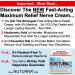 Neuropathy Nerve Relief Cream - Maximum Strength 4% Menthol | 3X Action Soothing Comfort for Feet Hands Legs & Back - Extra Large 6 Oz - Buy Online on GoSupps.com