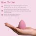 Buy Satin Purple Makeup Beauty Sponge Blender - Perfect for Foundations & Face Powder | International Shipping - Buy Online on GoSupps.com