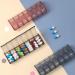 JAIMELA 7-Day Pill Organizer Box - Easy Open Medication Vitamins & Supplements Storage - Blue - Buy Online on GoSupps.com