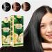 Anshka Bubble Plant Hair Coloring Shampoo Household Easy to Wash Hair Wax Color Cream Plant Bubble Hair Dye Shampoo Instant Natural Hair Coloring Shampoo for Women and Men Hair Washing Black - Buy Online on GoSupps.com