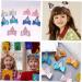 ifundom 6 Pairs hair clips cat ears hairpin barrettes for girls bobby pin for thick hair girls hair barrette hair bows clips girls barrette Princess Miss hair accessories fabric - Buy Online on GoSupps.com