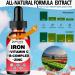 Liquid Iron Supplement w/Vitamin C, A, B-Complex, Vegan Iron Drops High Potency Liquid Vitamin & Iron Supplements for Women, Men & Children -Support Red Blood Cell, Energy, Anemia & Fatigue Strawberry 2 Fl Oz (Pack of 1) - Buy Online on GoSupps.com