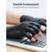 FREETOO Copper Arthritis Gloves - Carpal Tunnel Pain Relief Compression Gloves for Hand Pains and Swelling - Fingerless Typing Gloves for Rheumatoid Tendonitis - Women/Men - S Black Small - Buy Online on GoSupps.com