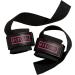 FITGIRL Wrist Straps for Women - Gym Lifting Wraps for Improved Muscle Gain in Legs, Back, Shoulders, and Core (Black) - Buy Online on GoSupps.com