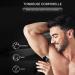 Tondeuse Poils Du Corps | Rasoir lectrique Faible Bruit Tondeuse Poils Pubiens Pour Hommes pour Parties Intimes Pubis Dos Aisselles Poitrine Bras Noir - Buy Online on GoSupps.com