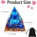 Ogan Chakra Moonstone Crystal Pyramid Energy Tower - Wealth & Wisdom Generator (Color B) - Buy Online on GoSupps.com