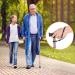 LIXIANG Folding Walking Cane - 5-Level Height Adjustable for Men & Women - Rosy Floral Printing - Buy Online on GoSupps.com