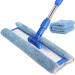 Mop - Swivel Head Capacity Great for Wet-Dry Cleaning Safe on All Surfaces Telescopic Wand Compact Storage Commemoration Day