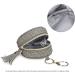 Anulely Leather Pacifier Holder Bag | PU Leather Binky Clip Pouch for Boys & Girls - Dark Gray Diaper Bag Accessory - Buy Online on GoSupps.com