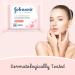 Johnson's Makeup Remover Facial Wipes- With Silk Eye Mask & Headband Set - Ideal for Deep Cleansing and Refreshing Your Face - Buy Online on GoSupps.com