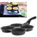 sovpo Aluminum Breakfast Pan Non Stick Aluminum 4 Hole Pancake Omelet Eggs Pan Frying Pot Breakfast Maker Kitchen Utensil - Buy Online on GoSupps.com