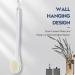 Shower Body Brush for Cleaning - 17 Inch Back Scrubber with Long Handle for Exfoliation - Non-Slip Handle and Adhesive Hook Included - Ideal for Men and Women - Buy Online on GoSupps.com