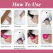 Pink Gel Nail Polish - Jelly Nail Varnish - Peach Pink Long Lasting Non Toxic Formula Gel Polish - UV Gel Nail Polish Soak off UV/LED Lamp Nail Art for Home DIY Gifts for Women - Buy Online on GoSupps.com