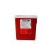 Oakridge Products 2.2 Quart Size Needle Disposal Container | Personal use Size | Rotary lid