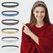 Elegant Leather Boho Headbands - 6-Piece Set for Women and Girls | Non-Slip Stretchy Braided Hair Bands - Perfect for Vacation and Hippie Style - Buy Online on GoSupps.com