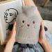 Heiqlay Hot Water Bag 1000ml 26x15cm Gray M-1 | Cosy Fluffy Soft Plush Design | Back, Legs, Waist Warm | Perfect Gift for Family or Girlfriend - Buy Online on GoSupps.com