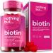 * Biotin Gummies for Hair Growth 5100 mcg - Hair Skin and Nails Vitamins for Men & Women - with Folic Acid Vitamins A C E & D for Faster Hair and Nail Growth 60 Gummies