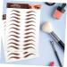BIUDECO 5 Sheets Eyebrow Stickers Fake Eyebrows Eyebrow Sticker for Eyebrows Waterproof Eyebrow Waterproof - Buy Online on GoSupps.com