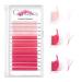 Crislashes pink self-fan eyelash extensions colored eyelashes colorful vouls eyelash extensions colored eyelash extensions ombr pink 0.07 d curl 13mm silk eyelashes (ombr rosa-0.07d-13) 1 piece (1 Pack) KH-ROSA-07D-13