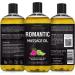 Romantic Massage Oil for Couples - Big 16oz Bottle - Relaxing Body & Mind - Almond, Jojoba, Rose Geranium, Bergamot, Vitamin E - Buy Online on GoSupps.com