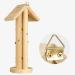 Navaris Wooden Ladybird Habitat - Hanging Ladybug House Shelter for Garden - Handcrafted Pinewood Insect Hotel for Bug Hibernation - Buy Online on GoSupps.com