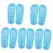 MAGICLULU 2 Pairs Slippers Quick Drying Shower Slippers Green Home Indoor Slippers Non Dorm Shoes Gym Foot Spa Soak Tub Shower Footware Massaging Travel Pvc Household Plastic Barrel 28x10.3cm 11x5pcs Bluex5pcs