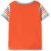 Organic Cotton Baby Toddler T-Shirt - 3-6 Months Orange - Unisex Summer Tee (0-4 Years) - Buy Online on GoSupps.com