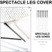 15 Pairs Vintage Silicone Glasses Leg Covers | Stylish & Durable Glasses Holders for Thin Legs - Buy Online on GoSupps.com