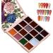 Nail Gel Palette - 16 vibrant and vibrant colours for natural and elegant nail designs - Buy Online on GoSupps.com