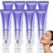 XUSHAOLUN Hydrating lip serum for plumping and anti-wrinkle results plumping lip oil serum for fuller lips brighter shinier more voluminous lips nourishing. (8 pieces)