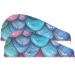 Super Absorbent Cartoon Rainbow Mermaid Scales Hair Towel 2 Pack - Quick Dry Hair Turbans for Women & Girls - Buy Online on GoSupps.com