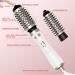 3-in-1 Rotating Hair Dryer Brush Set Negative Ionic Blow Volumizer & 2 Detachable Round Brushes for Stunning Styles - Buy Online on GoSupps.com