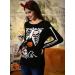 G and PL Halloween Women's Maternity Funny Costume Top | Long Sleeve S-XXL | M Bow Tie Skull Baby Design - Buy Online on GoSupps.com