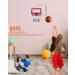 XXXYYY Mini Basketball Net Replacement 8 Loop 2 Pack - Vibrant Red, White, and Blue - Indoor Door/Room Walls - Fits 8-10.25 Hoop - Buy Online on GoSupps.com