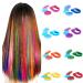 Xumann 8PCS Hair Chalks for Girls Kids Washable DIY Washable Temporary Hair Chalk for Halloween Makeup Birthday Party