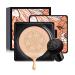 mayace CC Cream Mushroom Head Air Cushion CC Cream Foundation Moisturizing Air Cushion BB Cream with Makeup Sponge for Long Lasting Makeup SPF 50 Natural Color (2 Pcs Natural)