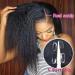 UNICE Kinky Straight V-Part Human Hair Wig - No Leave Out, Glueless & Beginner Friendly - Buy Online on GoSupps.com